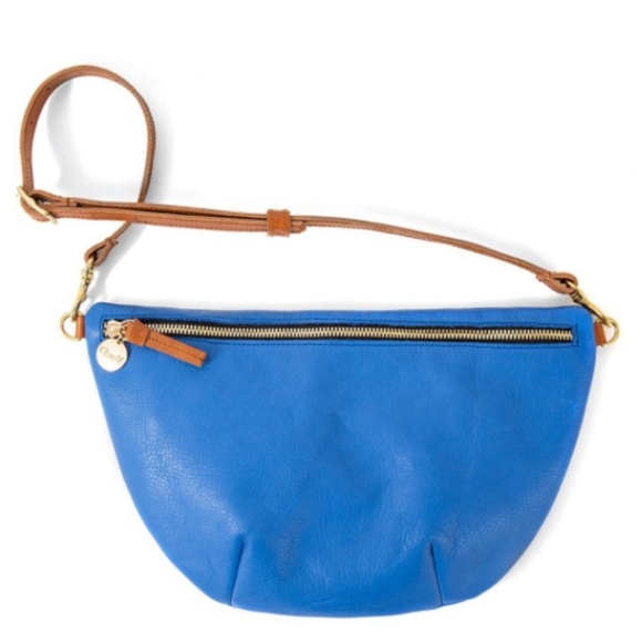 Clare V Grande Fanny in Rare Cobalt Blue Excellent! - Picture 4 of 12